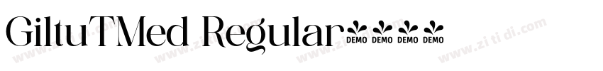 GiltuTMed Regular字体转换